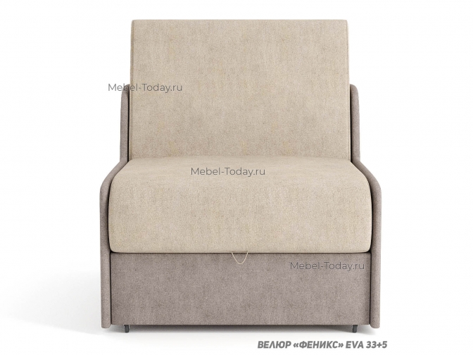 Кресло-кровать Сицилия без подлокотников, спальное место 80*194 см, механизм аккордеон, с ящиком для белья