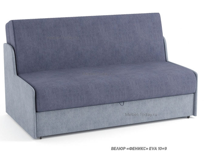 Диван кровать аккордеон Сицилия без подлокотников, спальное место 160*194 см, с ящиком для белья