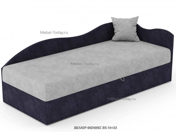 Диван тахта Мария Люкс, спальное место: 80*190, с ящиком для белья и подушкой