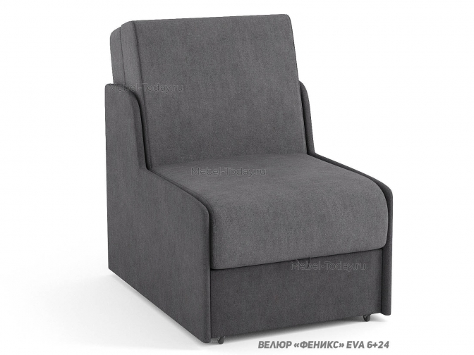 Кресло-кровать Сицилия без подлокотников, спальное место 60*194 см, механизм аккордеон, с ящиком для белья