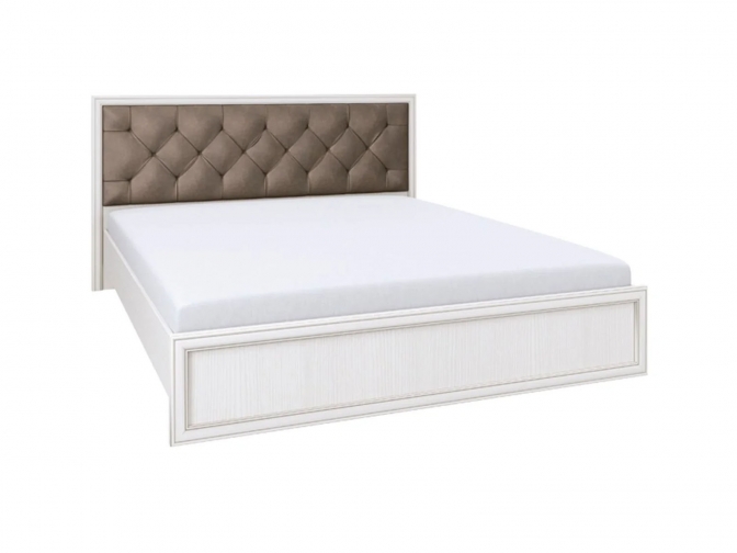 Кровать Габриэлла 06.121-01 с подъёмным механизмом Вудлайн кремовый/Сандал белый