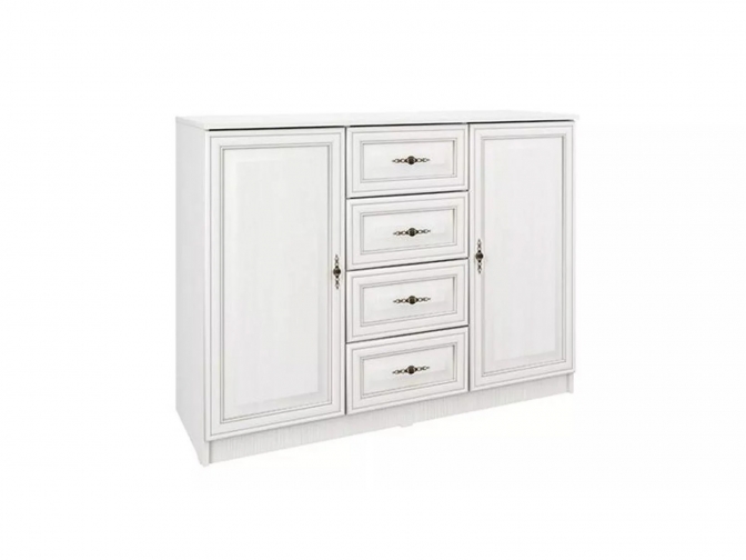 Комод Габриэлла 06.65 Вудлайн кремовый/Сандал белый