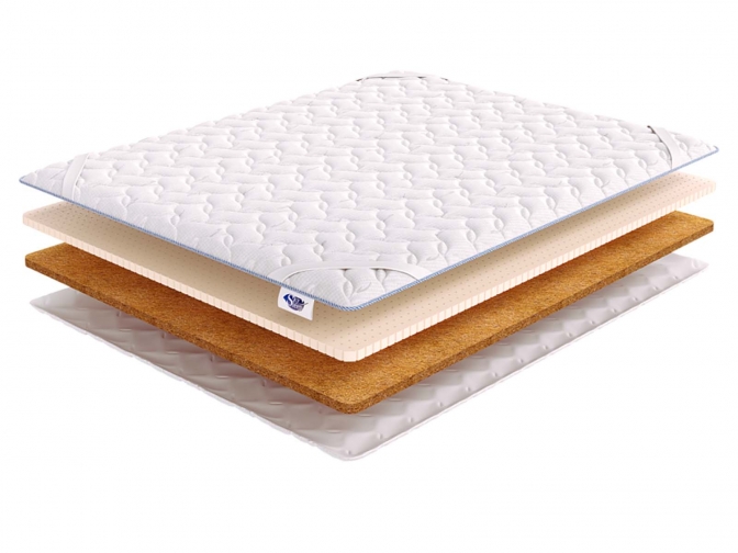Топпер SkySleep Cocos+Latex - наматрасник, кокосовая койра + натуральный латекс, высота 6 см