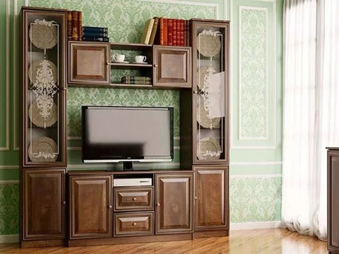 Стенка Габриэлла 06.87 Дуб Кальяри/Коньяк