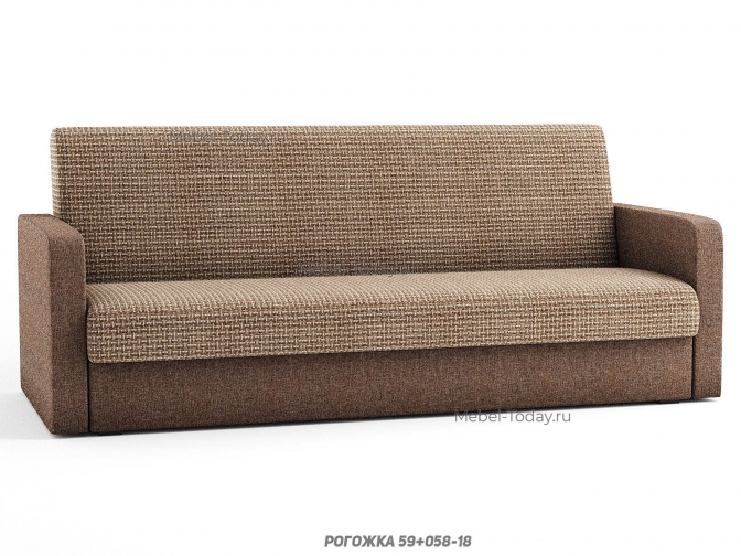 Диван Эконом Люкс книжка 120, с широкими мягкими подлокотинками с ящиком для белья