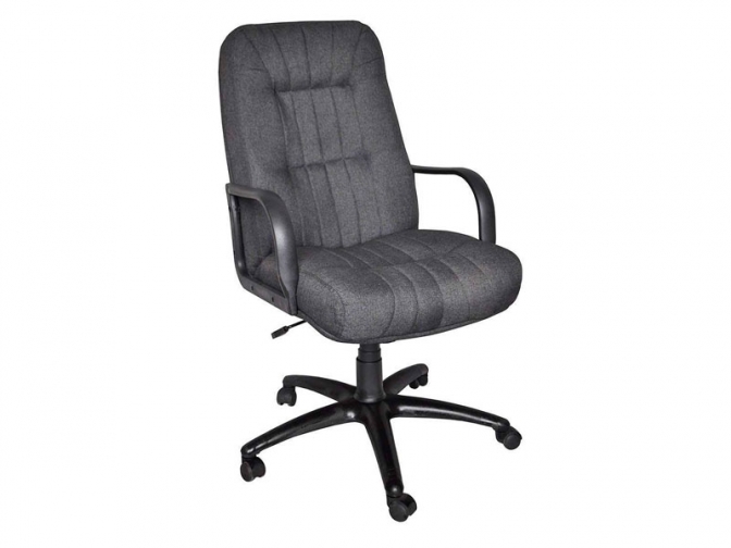 Компьютерное кресло Комфорт 1П черный/В 3