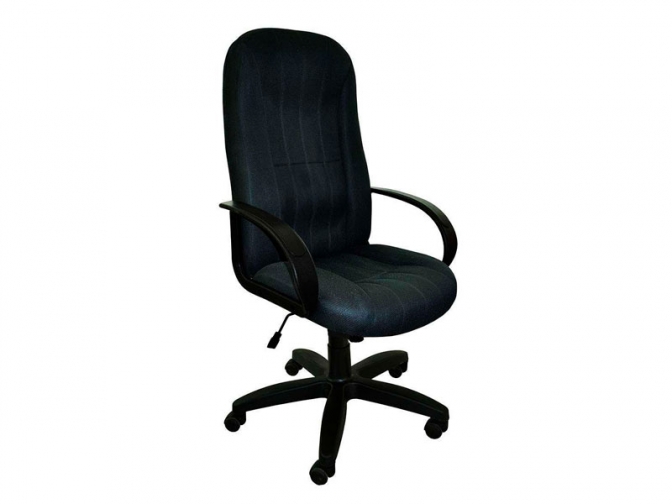 Компьютерное кресло Гамма 1П черный/TW черный