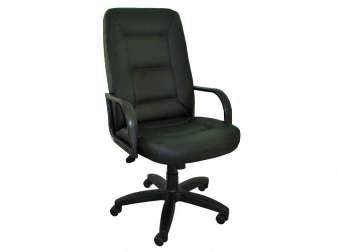 Компьютерное кресло Верона 1П черный/к/з черный