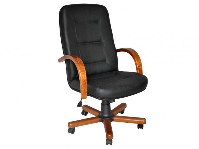 Компьютерное кресло Верона 1Д орех/к/з/черный