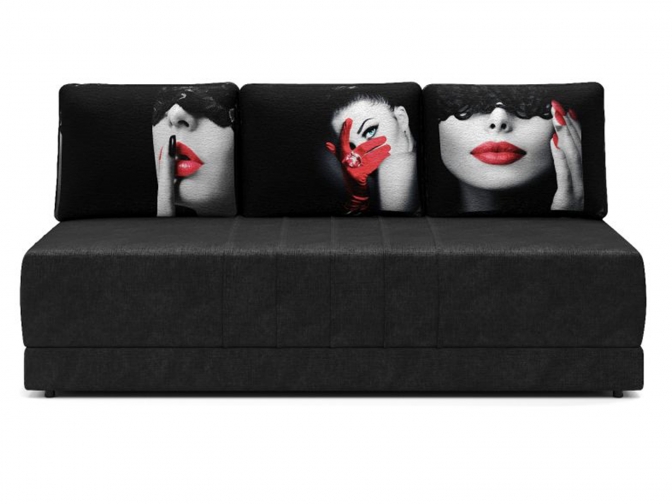 Диван Страйк еврокнижка (рогожка + девушка-2)