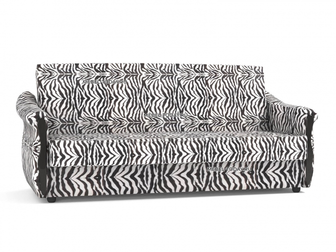 Диван Уют велюр зебра