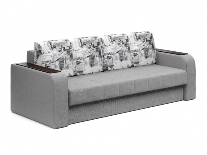 Диван Фортуна еврокнижка (рогожка лайт-12 + Москва 01)