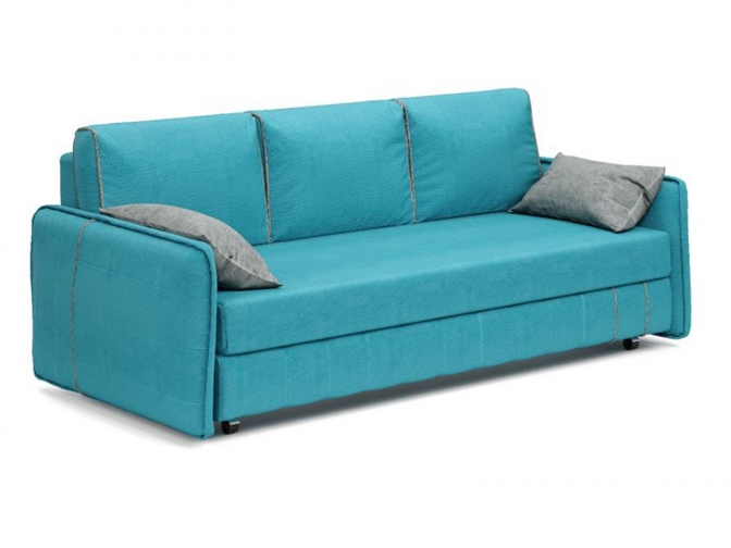 Диван Слим еврокнижка (велюр Азур)