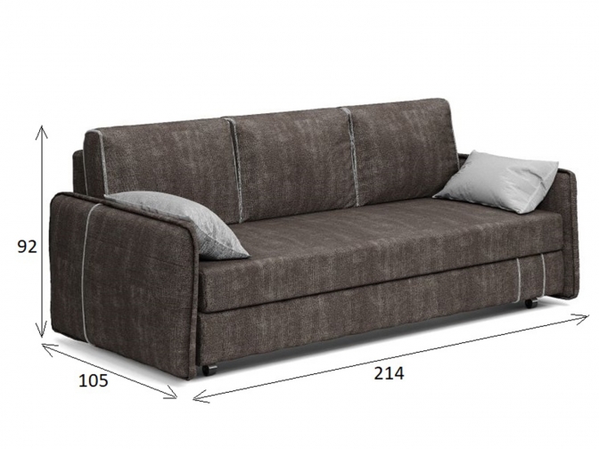 Диван Слим еврокнижка (рогожка лайт-12)