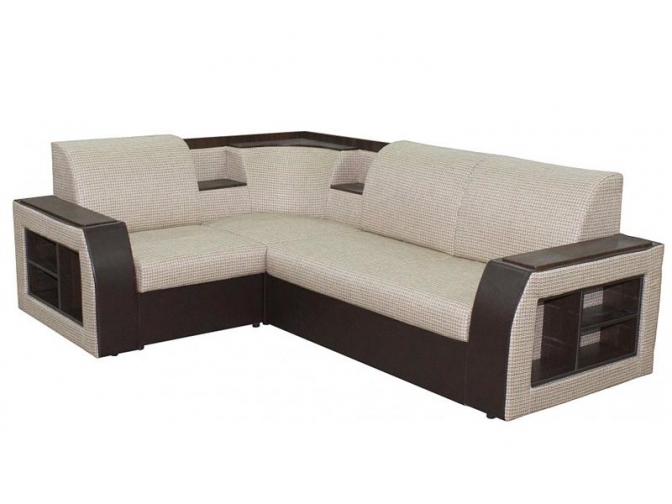 Спальный угловой диван Классик-23 (Брюссель-23) со столиком