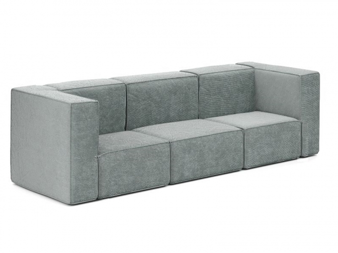 Диван Флэт нераскладной (велюр Энерджи 810_19)