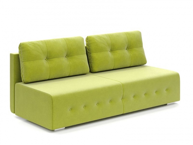 Диван Лондон (Лига) - велюр кабрио зеленый