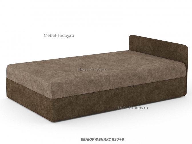 Тахта Кристина с одной мягкой спинкой, Спальное место: 120*190 см с ящиком для белья