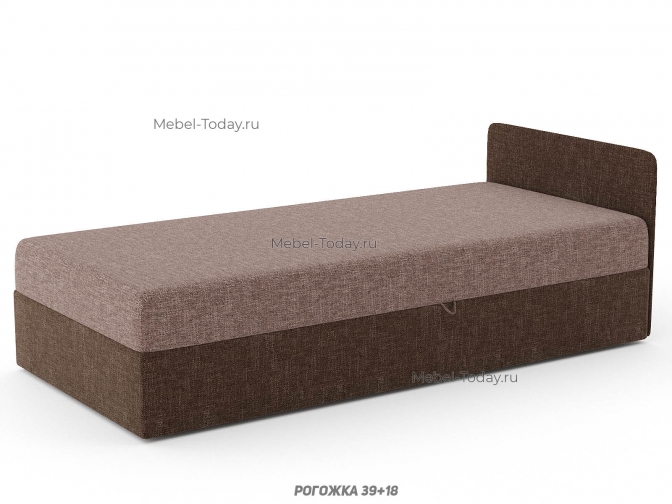 Тахта Кристина с одной мягкой спинкой, Спальное место: 90*190 см с ящиком для белья