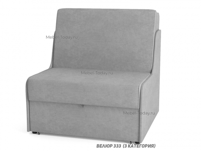 Мини-диван (крелсо-кровать) аккордеон Людмила 100 см без подлокотников