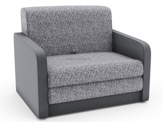 Диван раскладной Ольга 100 Эконом, односпальный, с мягкими подлокотинками