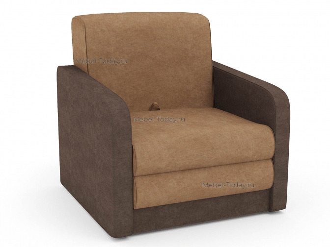 Кресло-кровать раскладное Ольга 70 Эконом с мягкими подлокотниками