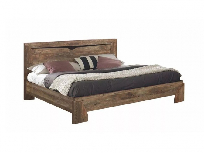 Кровать Лючия 33.09-02 (160) с ортопедическим основанием основанием (кейптаун / венге)