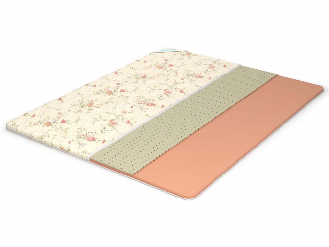 Топпер Lonax LX Comfort 3 - наматрасник мягкий искусственный Латекс (ППУ), высота 3 см