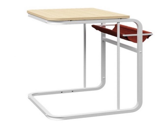 Стол журнальный Марвэл 12.122 Белый/Плэйн