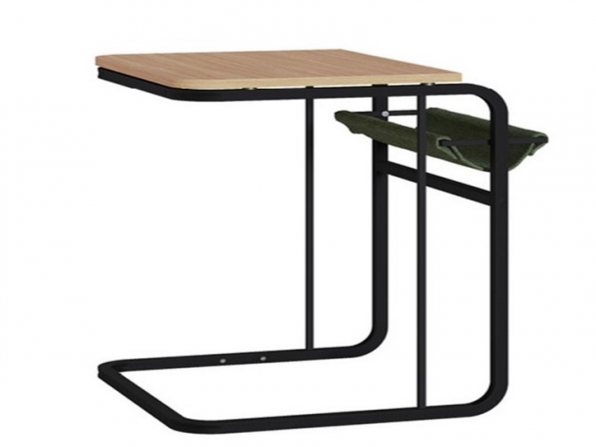 Стол журнальный Марвэл 12.122 Темно-серый/Плэйн