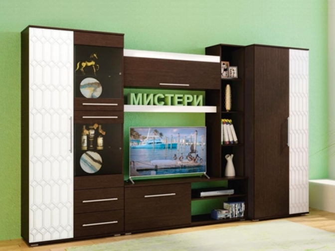 Стенка Мистери фасад Ромбы