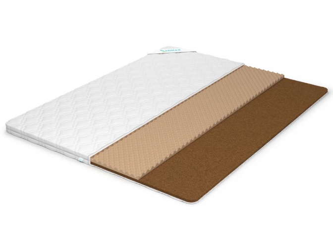 Топпер Lonax Relax Memory Cocos 5 - наматрасник мягкой/средней жесткости Мемори/Кокос, высота 5 см