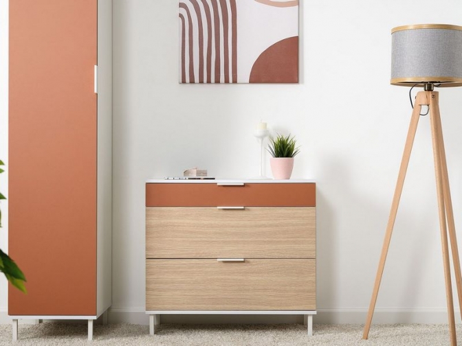 Комод Марвэл 16.234.03 Белый/Плэйн