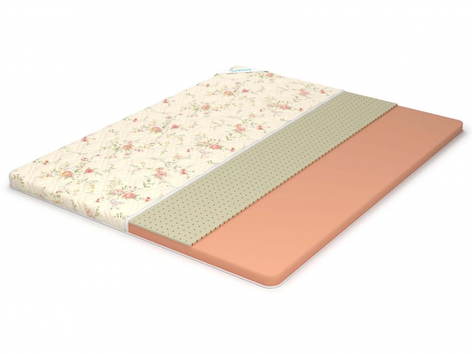 Топпер Lonax LX Comfort 6 - наматрасник мягкий искусственный Латекс (ППУ), высота 6 см