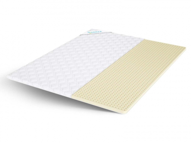 Топпер Lonax Latex 3 - наматрасник мягкий натуральный Латекс, высота 3 см