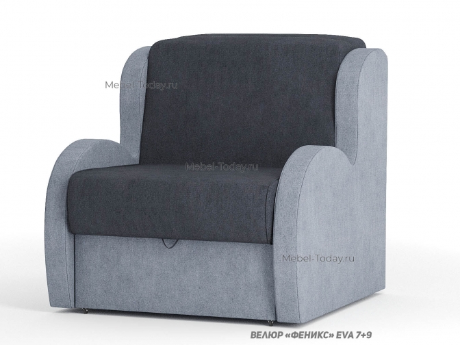 Кресло-кровать Атлант, спальное место 80х194 см, двуспальный, механизм аккордеон, с ящиком для белья