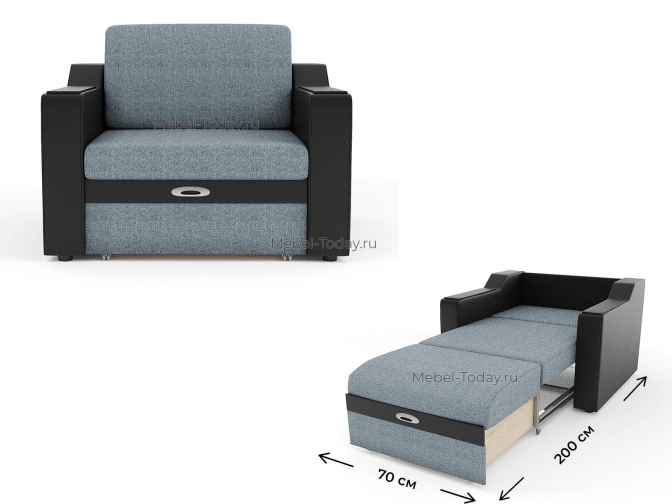 Кресло-кровать Наташа 70 МК ДН прямой