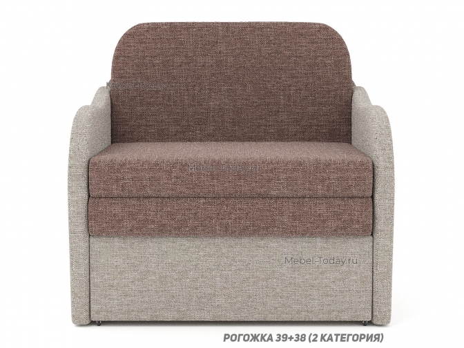 Кресло-кровать выкатное Эко 80 с мягкими подлокотниками