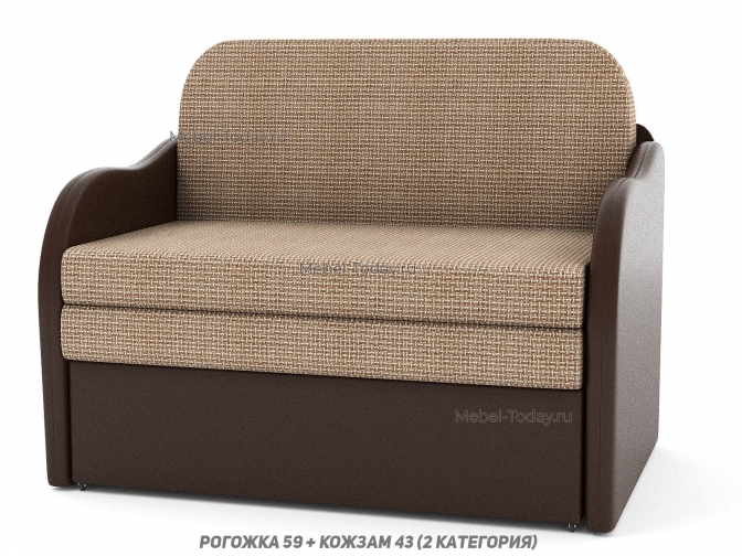 Диван Марина Эко 100 с мягкими подлокотниками выкатной механизм с латами