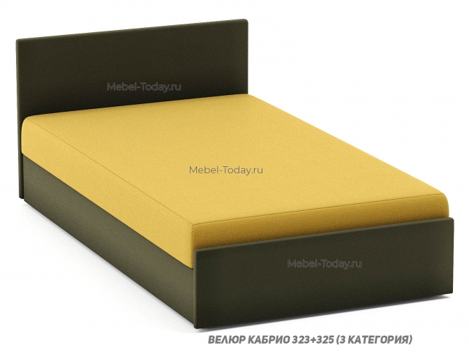 Диван-тахта Юлия с мягкой спинкой Эко 140 см, с ящиком и подъемным механизмом, обивка на выбор