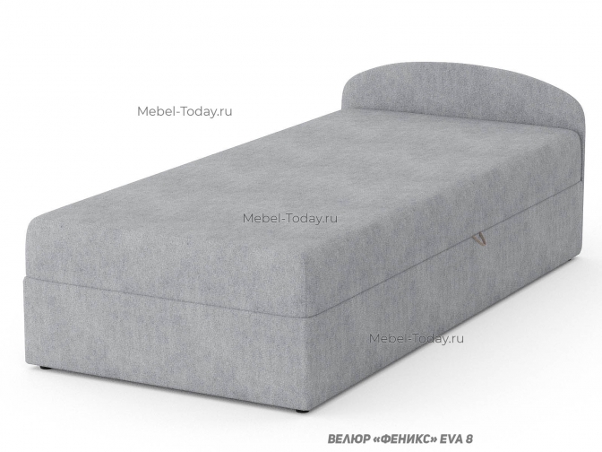 Тахта с овальной спинкой 80 см, малогабаритная, односпальная, наполнитель ортопедический, пружинный или ППУ