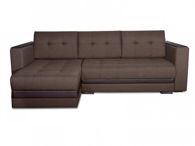 Угловой диван Атланта без барного столика (Велюр)