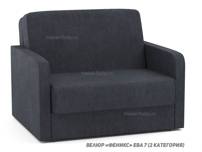 Диван аккордеон полуторка с ящиком Версаль (Атланта) с узкими подлокотниками, спальное место 120*194 аккордеон, с ящиком для белья