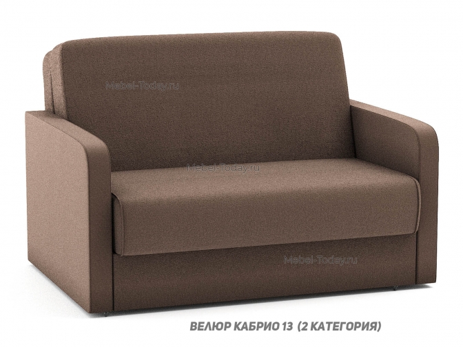 Диван-кровать двуспальный Версаль (Атланта) с узкими подлокотниками, механизм аккордеон, Спальное место 140*194 см, ящик для белья