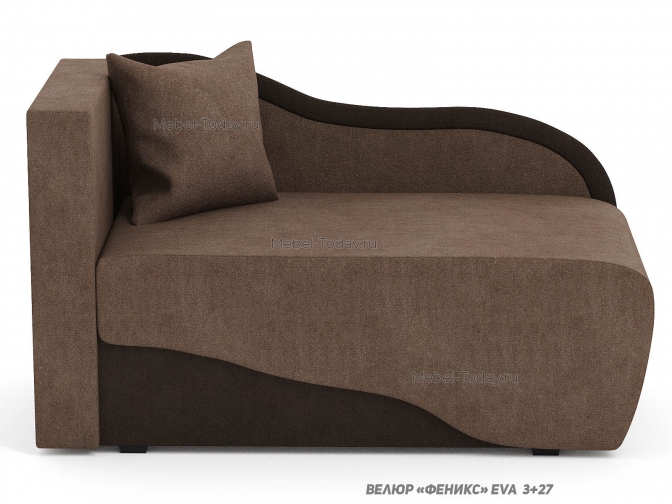 Компактный диван-кушетка Малютка 80x187, механизм еврософа, ящик для белья