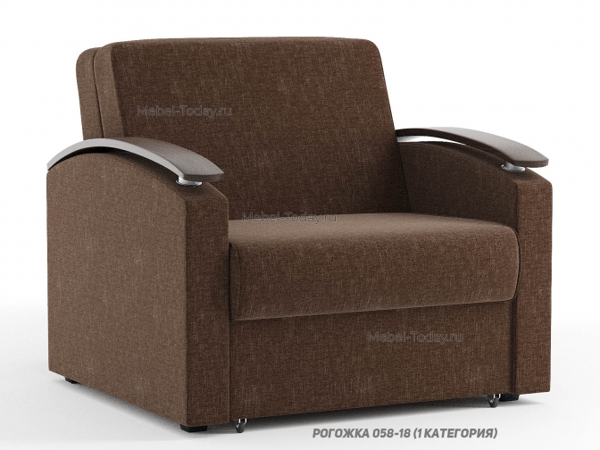 Кресло-кровать Луна 100х192 с ящиком для белья, аккордеон, ППУ или ортопедический матрас