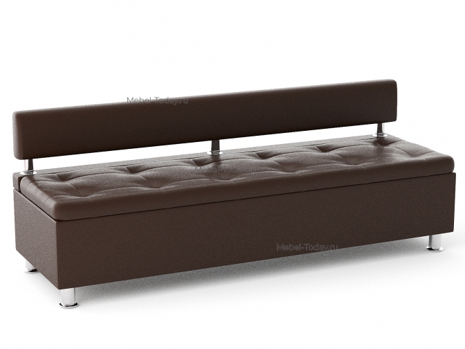 Офисный диван-лавка Парма 180 без боковин – обивка экокожа