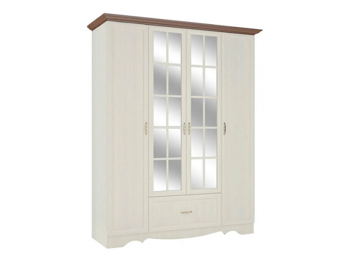 Шкаф чытерехдверный Латте 4