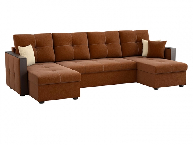 Диван П-образный Валенсия - Bingo сhocolate