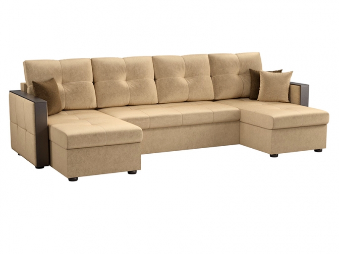 Диван П-образный Валенсия - Bingo beige